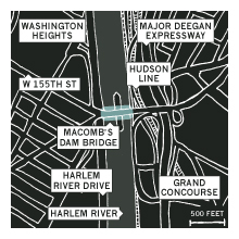 Macomb's Dam map